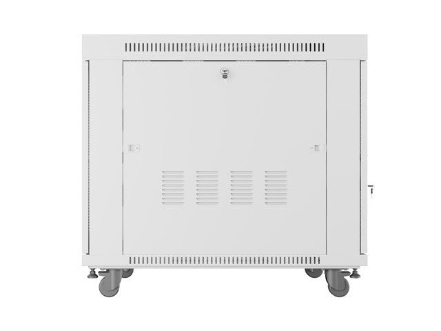 Free-standing installation rack cabinet 19 inches 15U 800x1000 perforated doors LCD gray (Flat pack)