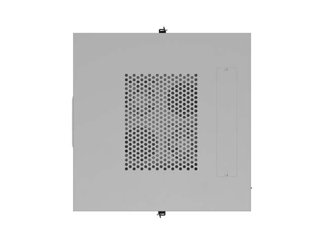 19-inch 15U floor-standing rack cabinet, 600x600, perforated door, LCD (flat-pack), grey