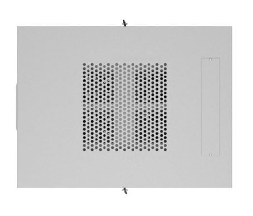 Szafa stojąca rack 19 22U 600x800 szara drzwi szklane LCD flack pack