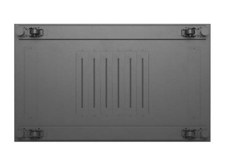 19-inch 22U 600x1000 black floor-standing rack cabinet with perforated doors (flat pack)