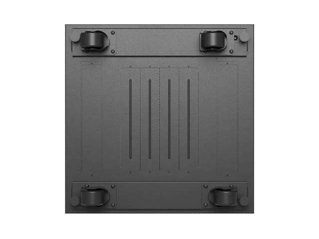 Standing 19" 24U Rack Installation Cabinet 600×600 Black with Glass Door and LCD (Flat Pack) V2 600x600 FF01-6624-12B