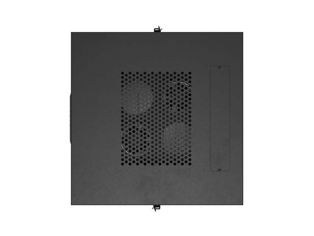 Standing 19" 24U Rack Installation Cabinet 600×600 FF01-6624-23B Perforated Door with LCD (Flat pack) V2