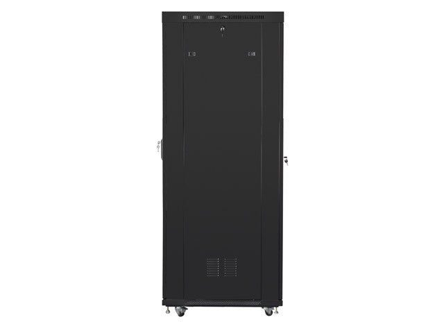 Rack cabinet 19-inch standing 42U 800x1200 black, perforated doors, LCD (flat pack) V2