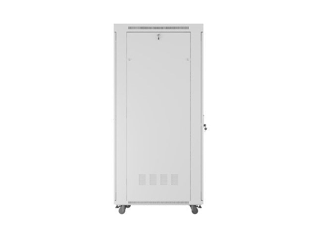 Free-standing installation rack cabinet 19 inches 42U 800x1000 perforated doors LCD gray (Flat pack)
