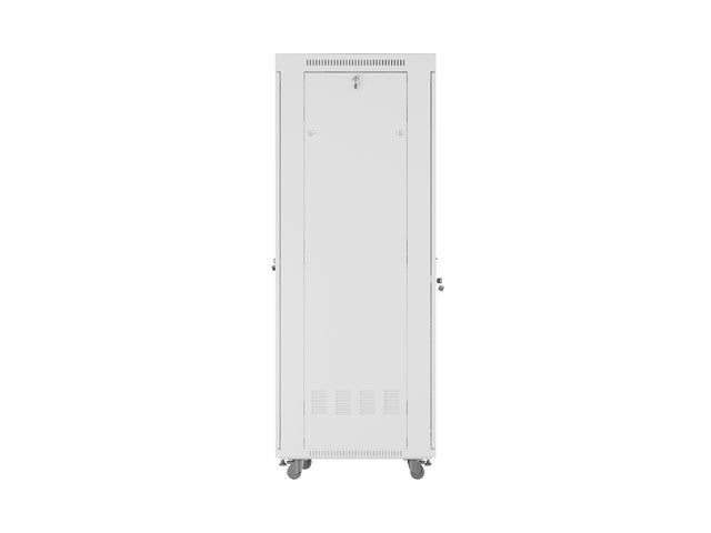Free-standing installation rack cabinet 19 inches 42U 600x800 perforated doors LCD gray (Flat pack)