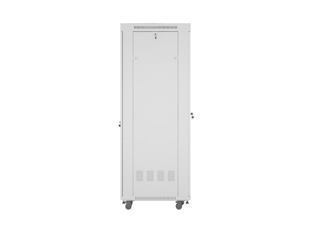 Free-standing installation rack cabinet 19 inches 42U 600x800 perforated doors LCD gray (Flat pack)
