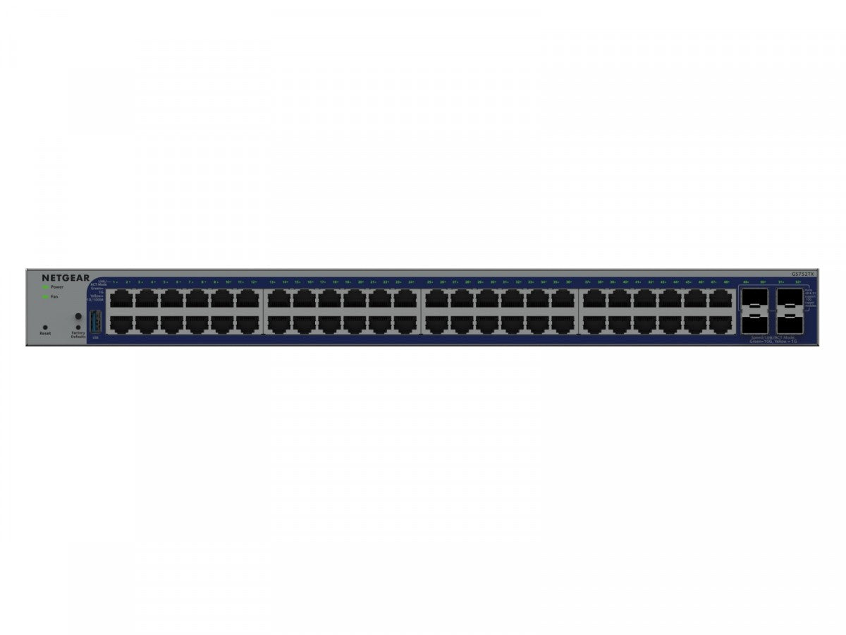 Netgear 48P GE SMART SW TH W/10G SFP+