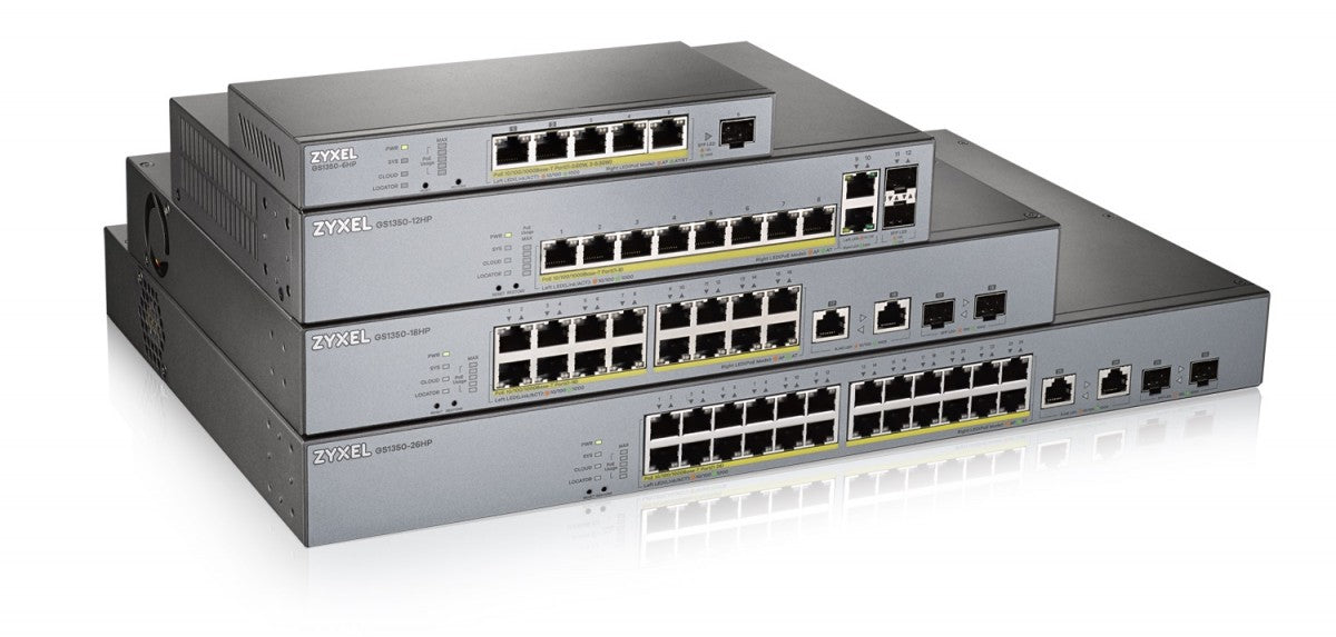GS1350-26HP CCTV PoE LR 375W Switch