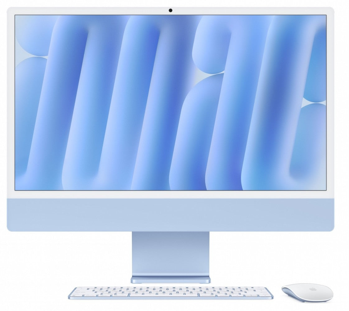 iMac 24 inch: M4 8/8, 16GB, 256GB SSD - Blue