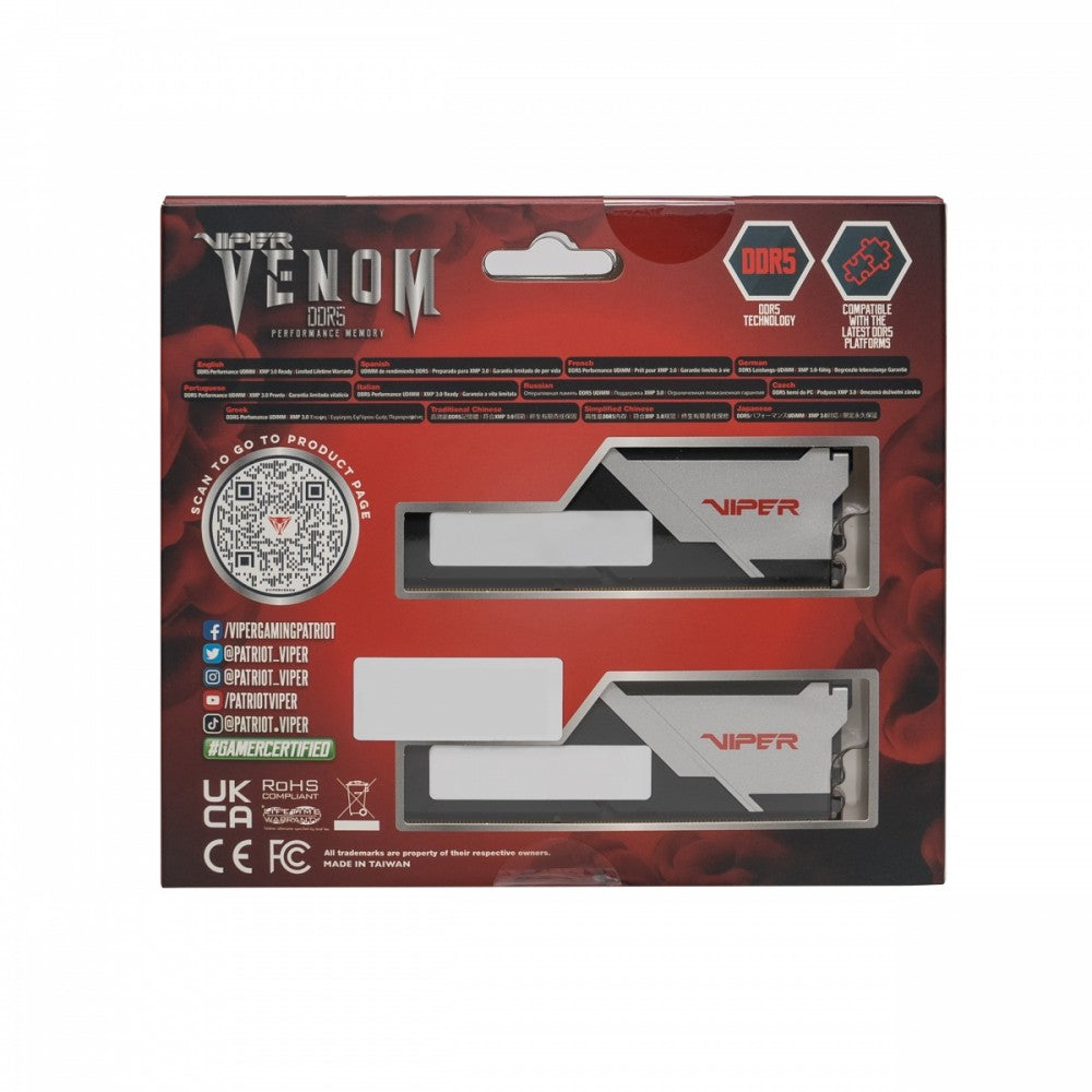Memory DDR5 Viper Venom 16GB/6000 (1x16GB) C30