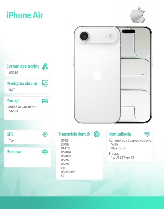 iPhone Air 512 GB Cloud White