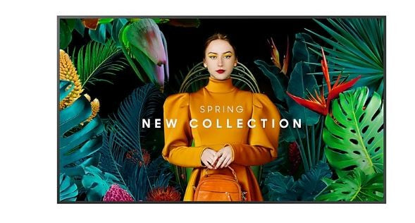 Professional monitor QH65C 65 inches Matte 24h/7,700(cd/m2) 3840 x 2160 (UHD) S10 Player (Tizen 7) WiFi/BT 3 years On-Site (LH65QHCEBGCXEN)