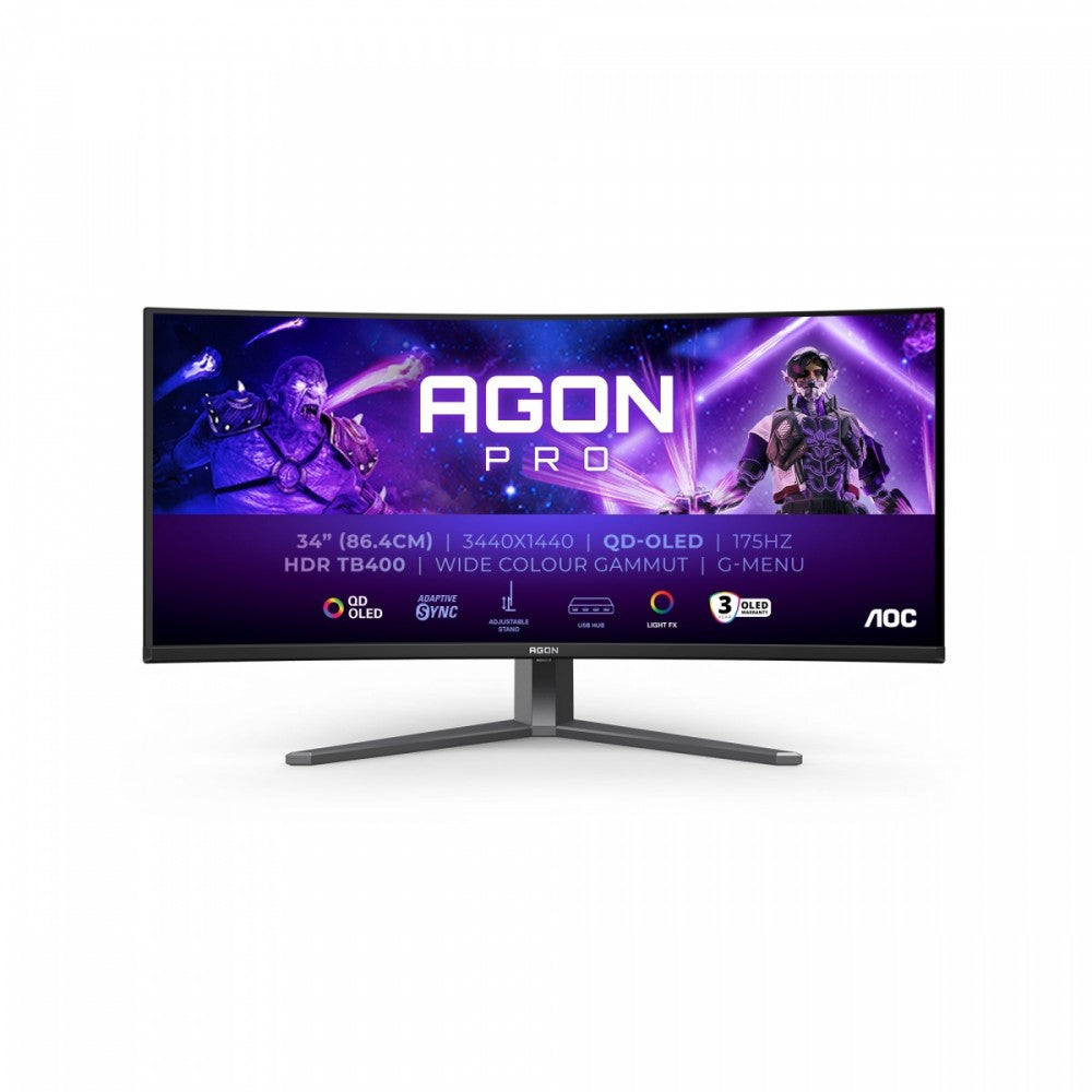 Monitor AG346UCD 34 inch 175Hz Curved QD-OLED HDMIx2 DP HAS Speakers