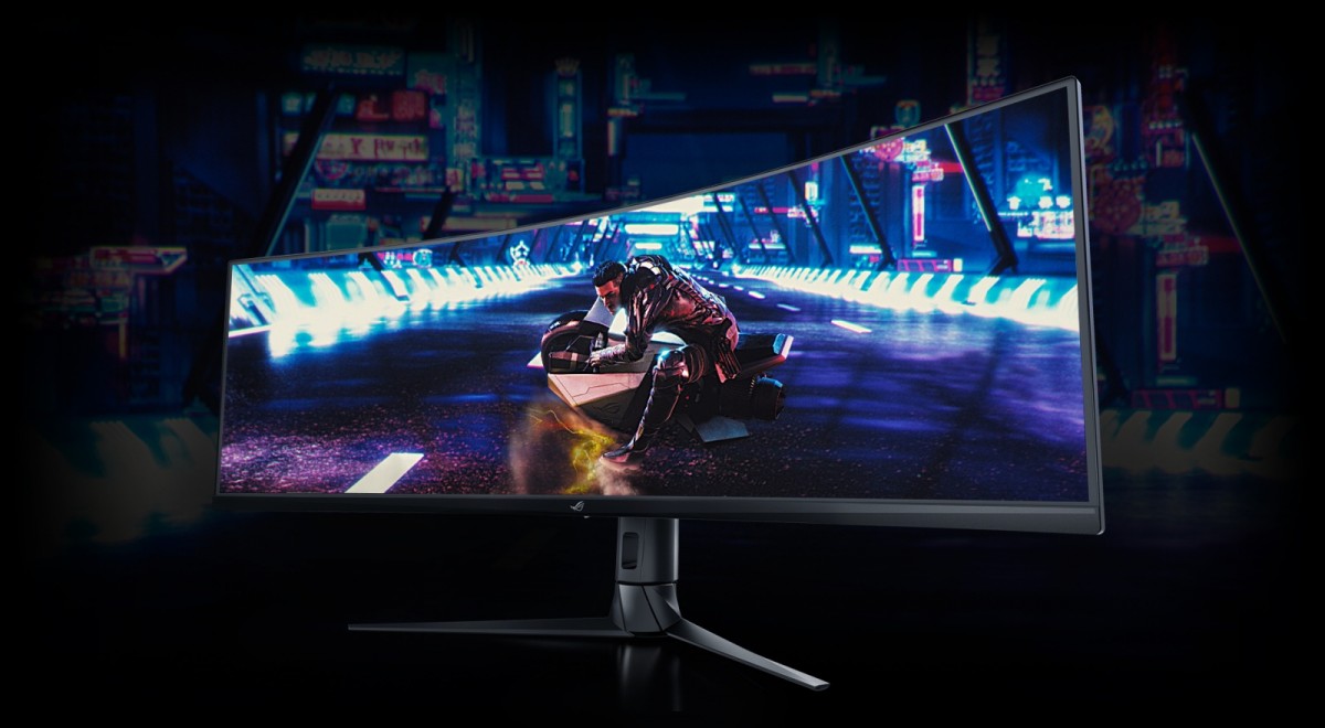 Monitor 49 XG49VQ VA 32:9 (3840 x 1080) ROG Strix 144Hz 4ms 1200nit 125% sRGB HDR400 HDMI DP USB B 2xUSB3.0 Speaker
