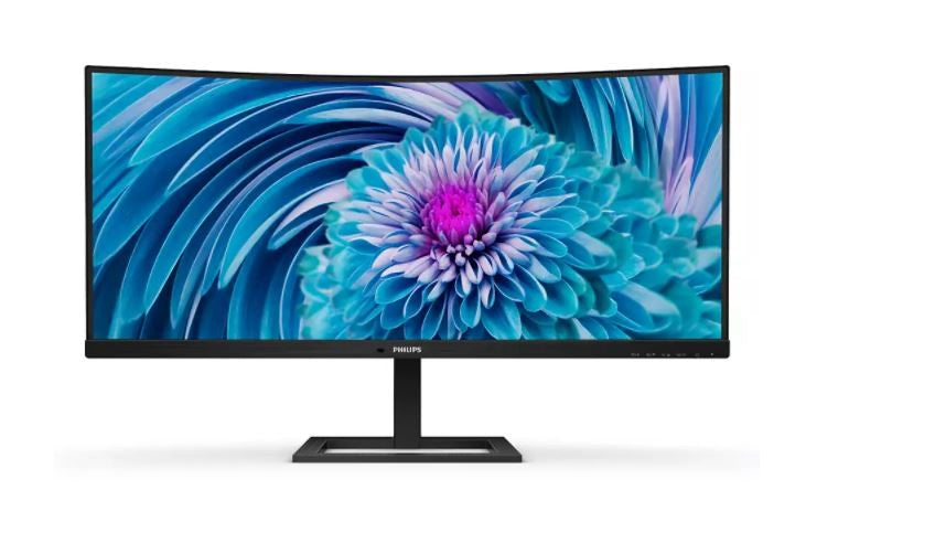 Monitor 346E2CUAE 34 inch VA Curved HDMI DP USB-C, height adjustment