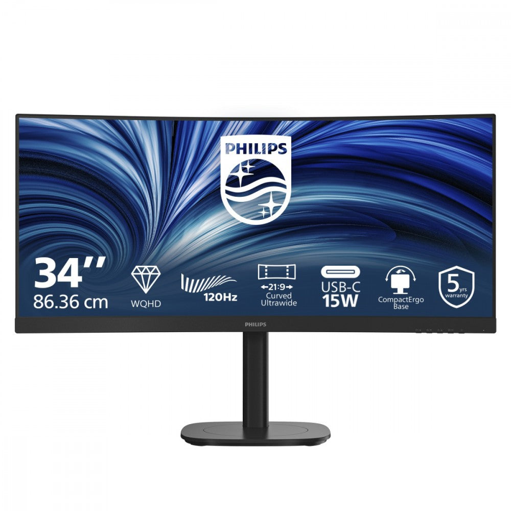 Monitor 34 inch 34B2N3500C Curved VA HDMI DP USB-C HAS Speakers