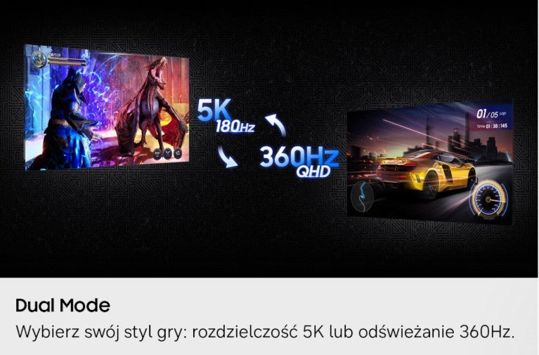 Monitor 27 inch Odyssey G80HF IPS 5120x2880 5K 16:9 2xHDMI 1xDP 2xUSB 3.2 1ms 360/180Hz HAS+PIV flat 3Yd2d (LS27HG806EFXEN)