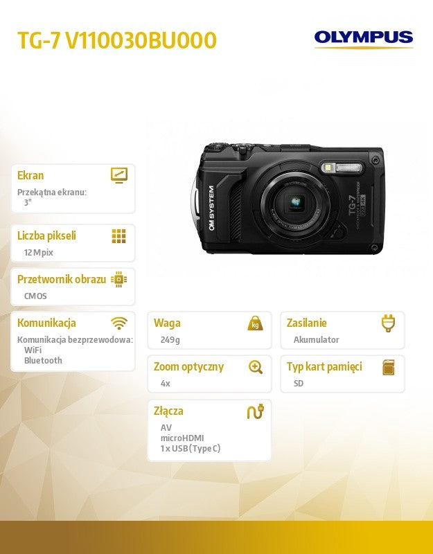 Camera TG-7 black