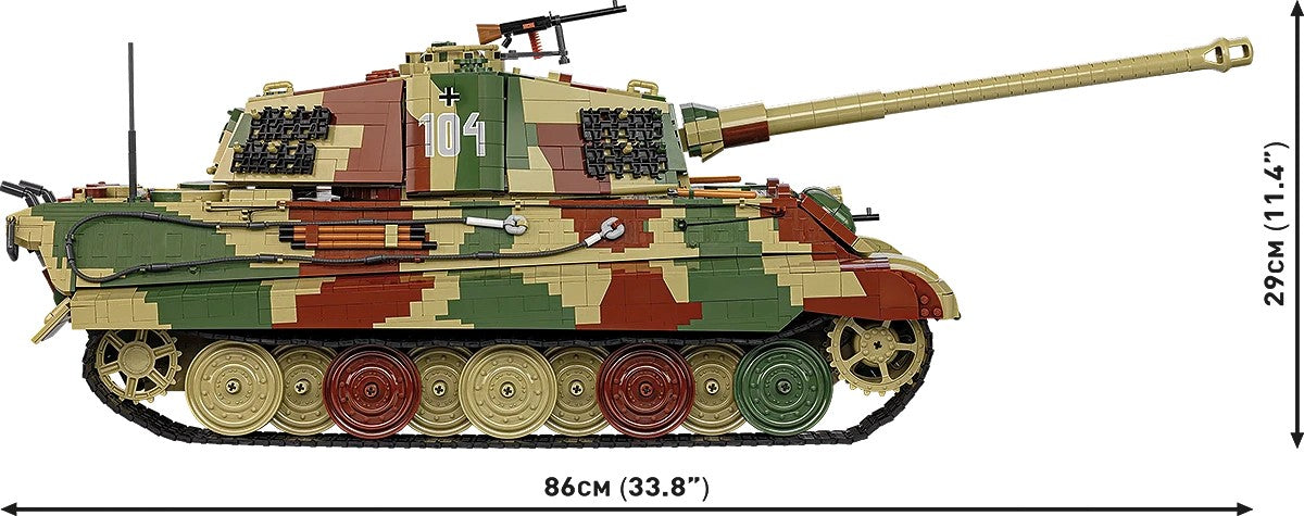 Bricks Tiger II Konigstiger 11170 pieces