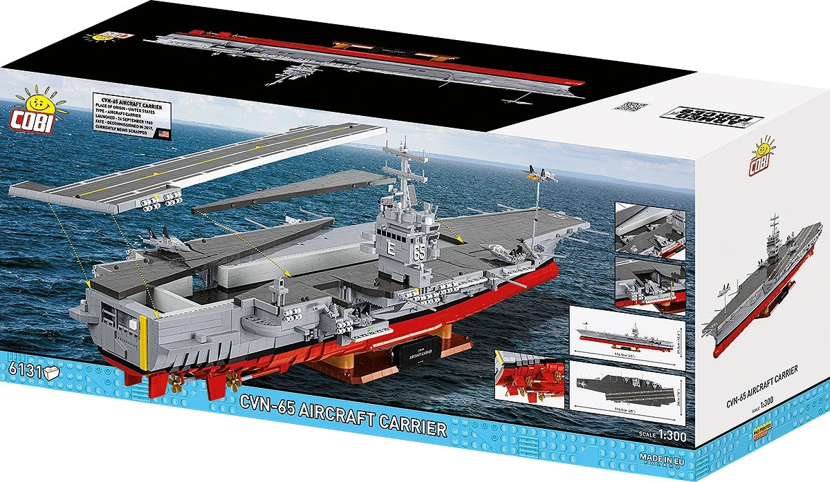 Blocks CVN-65 Aircraft Carrier 6131 blocks