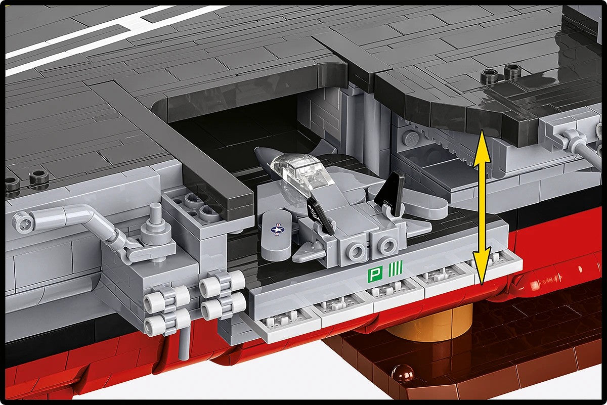 Blocks CVN-65 Aircraft Carrier 6131 blocks