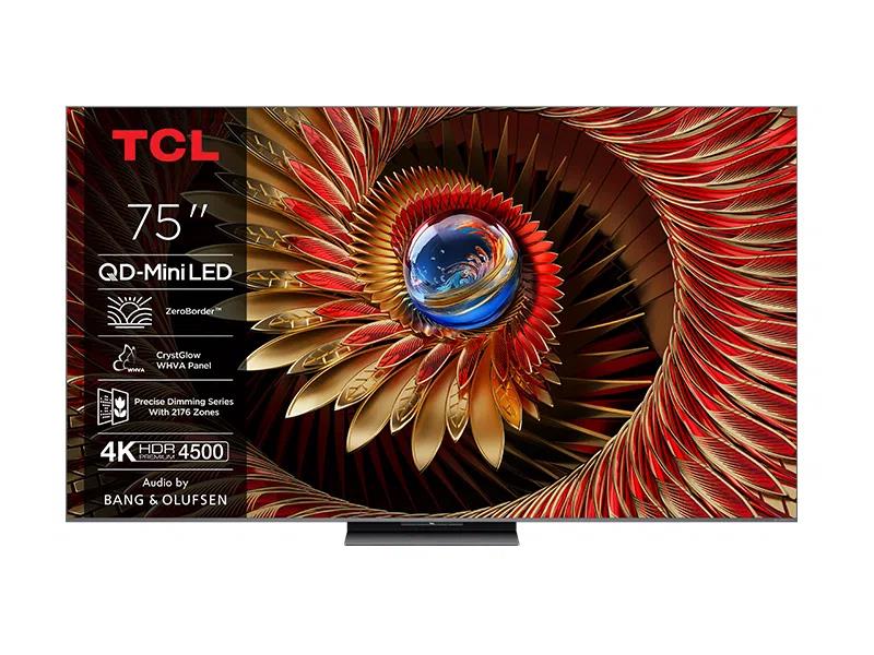 TV Set TCL 75 " 4K Ultra HD 3840 x 2160 pixels Flat 16:9 LCD 75Q8C