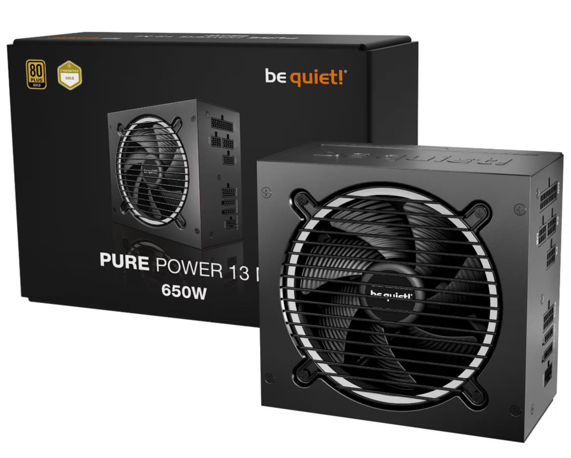 Power Supply BE QUIET Pure Power 13m 650 Watts Efficiency 80 PLUS GOLD PFC Active MTBF 100000 hours BP025EU