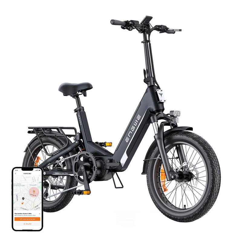 ENGWE L20 PRO 3.0 250W 20" Electric Bike (Black) - Image 1