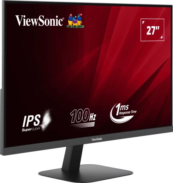 LCD Monitor VIEWSONIC VA2708-2K-HD 27" 4K Panel IPS 2560x1440 100Hz Matte 1 ms Tilt Colour Black VA2708-2K-HD