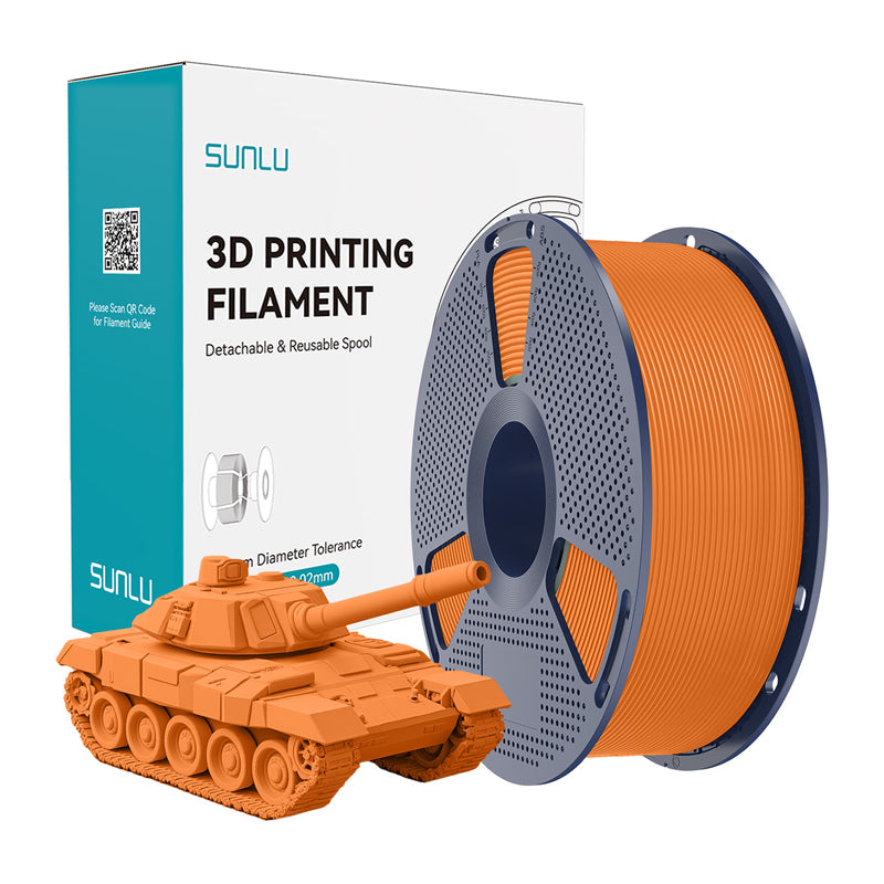 Sunlu PLA+ High-Speed Orange Filament - Image 1