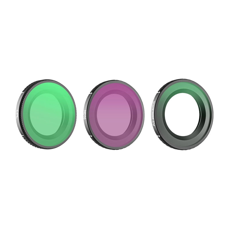 Sunnylife 1/4" lens filters 3 pcs. - Black Mist + CPL + ND16 for Osmo Nano - Image 1