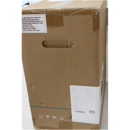 SALE OUT. Deepcool CH560 Digital MID TOWER CASE | Deepcool MID TOWER CASE | CH560 Digital | Side window | Black | Mid-To