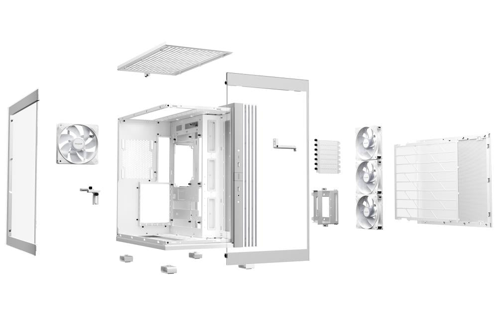 Case BE QUIET LIGHT BASE 600 LX Tower ATX MicroATX MiniITX Colour White BGW68