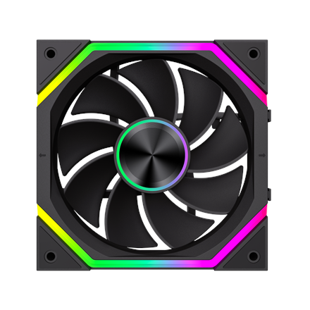Gamemax FN12A-N2 WL-R | Case fan | Black