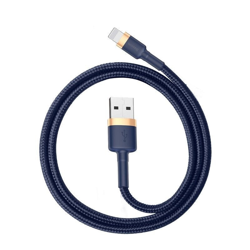 Baseus Cafule Lightning cable 1.5A 2m (Gold+Dark blue) - Image 1