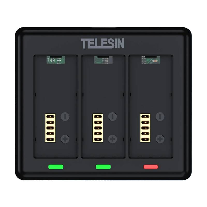 Charger for 3 batteries for GoPro HERO 13 Telesin (S0-BCG-12-TGP) - Image 1