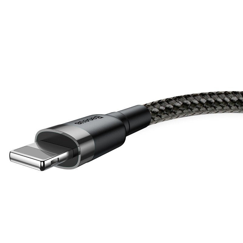 Baseus Cafule USB Lightning Cable 2.4A 0.5m (Gray+Black) - Image 4