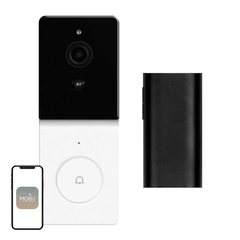 MOES WDB-TY-B20 Wi-Fi RF 433 MHz 1080p Video Doorbell - Image 1