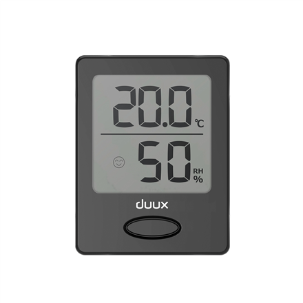 Duux | Sense | Black | LCD display | Hygrometer + Thermometer
