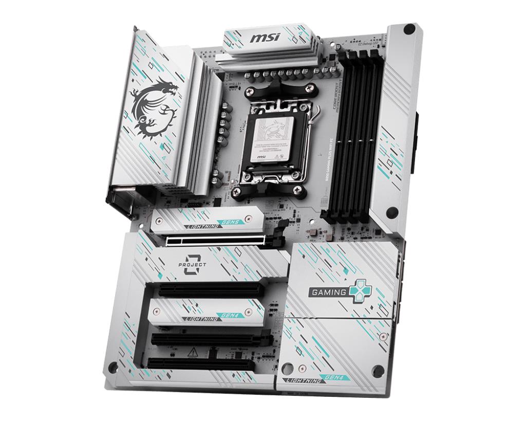 Mainboard MSI AMD B850 SAM5 ATX Memory DDR5 Memory slots 4 B850GAMINGPLUSWIFIPZ