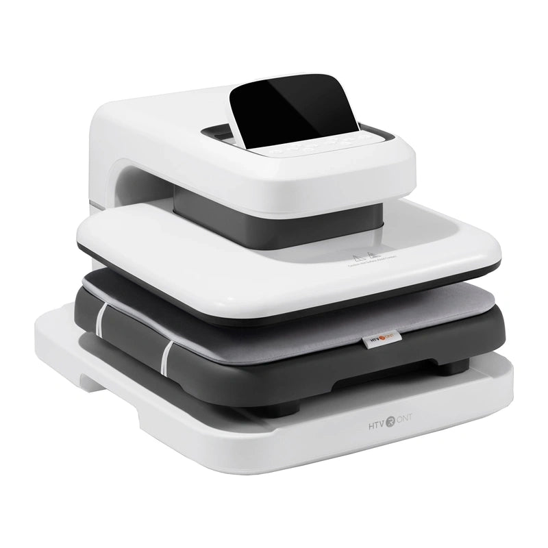 HTVRONT Auto 2 Digit Heat Transfer Press (White) - Image 1