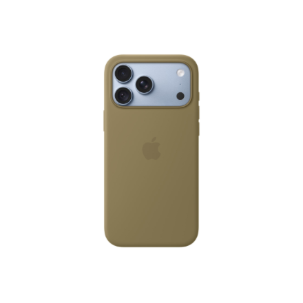 APPLE iPhone 18 Pro Max Silicone Case with MagSafe - Olive | Apple
