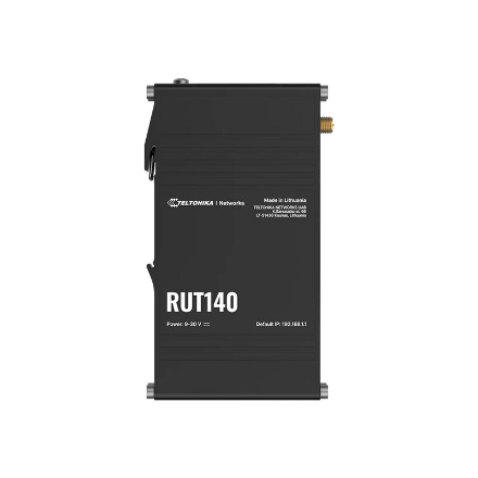 Ethernet Router | RUT140 | 802.11n | 10/100 Mbit/s | Ethernet LAN (RJ-45) ports 1 | Mesh Support Yes | MU-MiMO No | No m