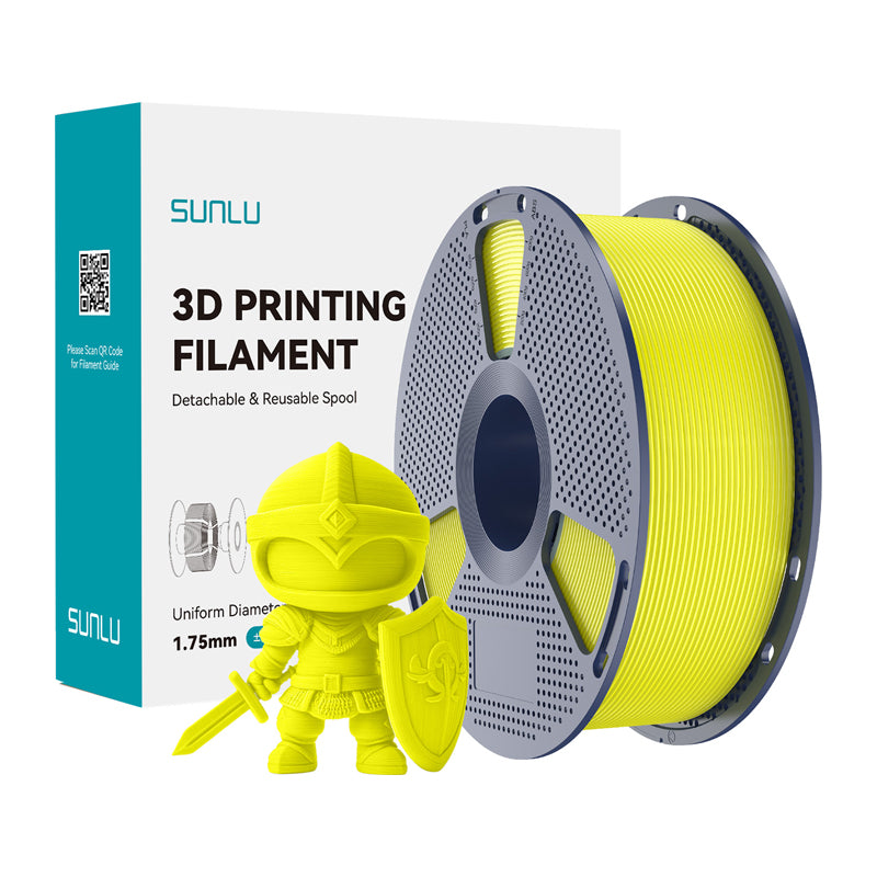 Sunlu PLA+ Filament (Yellow) - Image 1