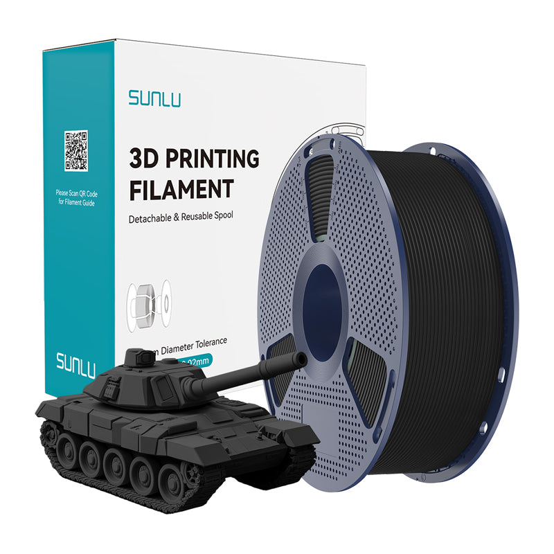 Sunlu PLA+ High-Speed Black Filament - Image 1