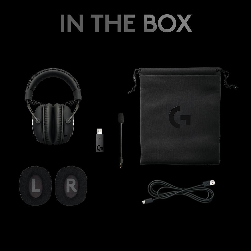 HEADSET GAMING G PRO X WRL/BLACK 981-000907 LOGITECH