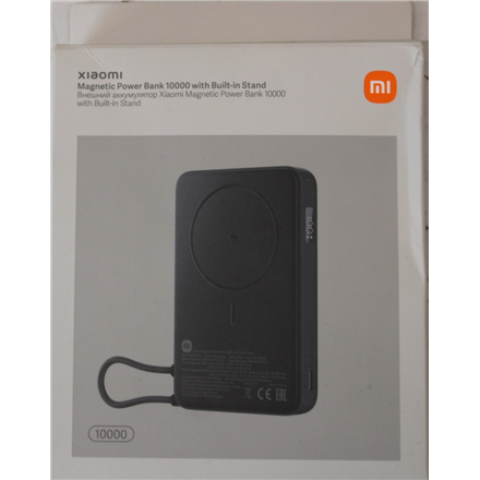 SALE OUT. Magnetic Power Bank 10000 with Built-in | 10000 mAh | Gray | DAMAGED PACKAGING, MISSING WARRANTY CARD, DEMO