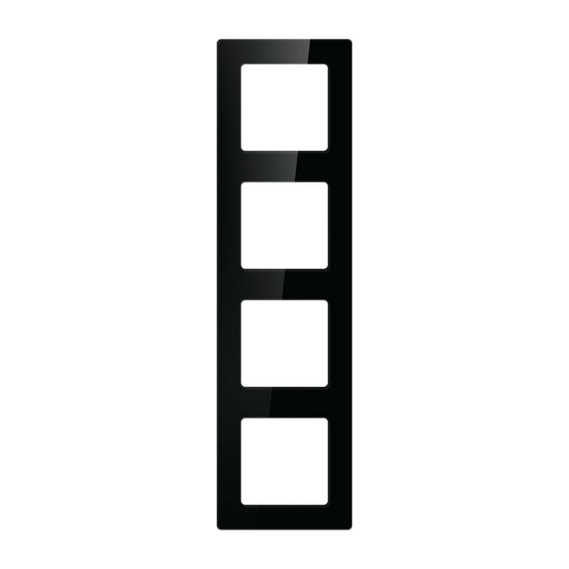 Quadruple frame socket Avatto N-TS10-Frame-B4 (black) - Image 1