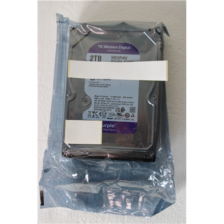 SALE OUT. Western Digital Hard Drive | Purple WD23PURZ | 2000 GB | REFURBISHED