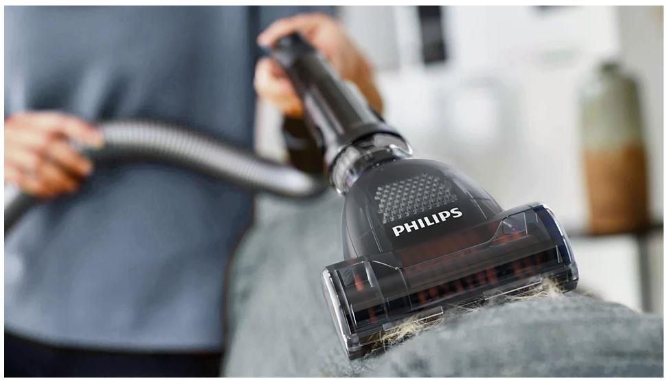 Vacuum Cleaner PHILIPS Performer LED 8000 Series Bagged/For carpets 900 Watts Noise 75 dB White Weight 5.3 kg XD8142/12